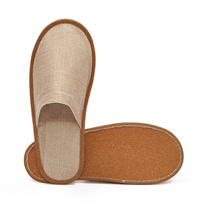 Zapatillas de fieltro de yute biodegradables ecológicas zapatillas desechables de <span class=keywords><strong>hotel</strong></span> de lujo - Product Image 4