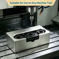Machine de gravure CNC de précision ANDUUK, étau de fixation de type fente pour serrage rapide de la plaque de pression latérale