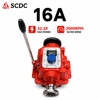 Boîte de vitesses marine SCDC Advance 16A 32HP 24kW à réduction mécanique de petite puissance avec transmission inverse pour bateau de pêche et bateau de travail