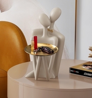 Moderne Abstrait Résine Statue Miniatures Moderne Étagère maison décoration intérieur Accessoires Décorations Cadeaux