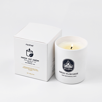 Coffret Cadeau de Bougies Parfumées en Verre à la Cire de Soja avec Logo Personnalisé en Gros