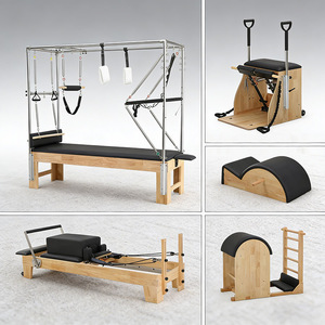 Vente en gros usine : Reformer de yoga en bois de chêne blanc écologique pour la maison et la salle de sport, modèle Y00367 - Product Image 6