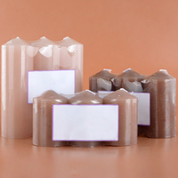 Bougies cylindriques sans fumée de différentes tailles, personnalisées, style européen, pour hôtels et mariages