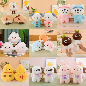 Vente en gros Poupée en peluche de grande taille de 8 pouces, oie blanche, poupée en peluche pour bébé, oreiller de couchage pour Noël - Product Image 3