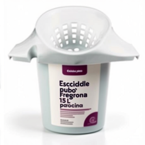 Svuota Piatti Cubo Fregona 13 L Bianco per Cucina - Product Image 2
