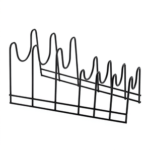 Metaltex Pot Lid Holder Lido Lava Metal Wire <b>Kitchen</b> <b>Storage</b> <b>Rack</b> - Product Image 2