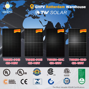 Tongwei TWMNH-48HC de panneau solaire bifacial noir complet 430W 435W 440W 445W 450W Module solaire Tongwei panneau solaire Pv Pannelli Solari - Product Image 2