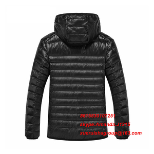 Áo Khoác Nam Có Mũ Trùm Đầu Thiết Kế Mới 2020 Áo Khoác Lông Ngỗng Mùa Đông - Product Image 5