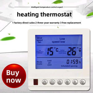 Contrôleur de température de climatiseur central en plastique de panneau de commande intelligent de pièces de systèmes de CVC pour le bureau/maison - Product Image 2