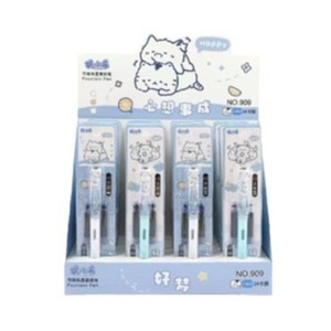 Stylo plume Ni Xiaoxi, pointe EF 0.38mm, design de dessin animé, cartouches d'encre rechargeables pour la pratique de la calligraphie - Product Image 5