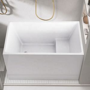 Baignoire autoportante pas chère, baignoire en acrylique, petite baignoire autoportante, baignoire <span class=keywords><strong>de</strong></span> trempage intérieure, petite baignoire rectangulaire, baignoire <span class=keywords><strong>de</strong></span> <span class=keywords><strong>salle</strong></span> <span class=keywords><strong>de</strong></span> <span class=keywords><strong>bain</strong></span>, carton 7 couches - Product Image 5