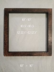 Wooden <b>Shadow</b> <b>Box</b> Frame Hanging Photo Display <b>Box</b> Unfinished Natural Wood Picture Frame Custom Size - Product Image 2