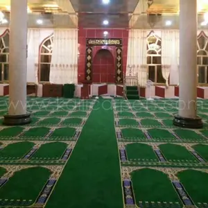 Tùy Chỉnh Masjid Thảm Cuộn Nhà Thờ Hồi Giáo Prayar Matt Cá Nhân Trẻ Em Cầu Nguyện Mat