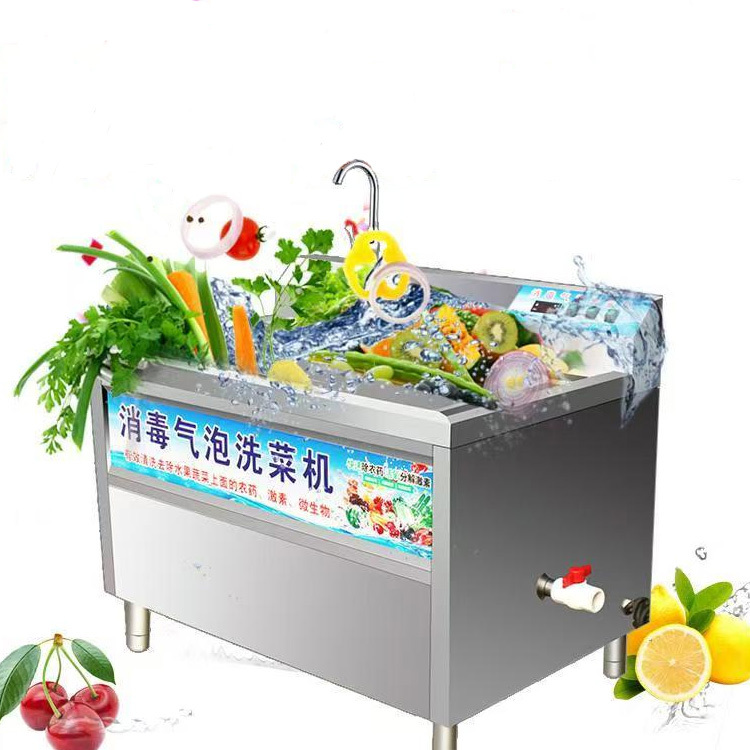Fruit Vegetable Washing Processing Line Bubble