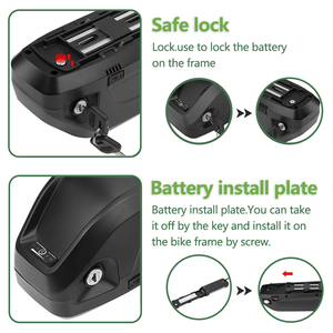 Batterie Hailong pour Vélo Électrique (eBike) à Fixation Inférieure, Lithium-Ion, 24V 36V 48V 52V, 13Ah 15Ah 17.5Ah 20Ah - Product Image 4