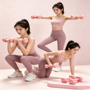 CZFIT Octagonal Shaped High-quality Male and Female <b>Dumbbell</b> PVC Layer Is Durable, Environmentally Friendly, Safe and Durable - Product Image 4