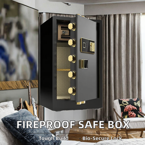 2025 Weierxin 공장 생체 인식 지문 전자 잠금 금고 | 사용자 정의 크기 홈 보안 금고 - Product Image 5