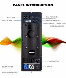 Module d'amplificateur de puissance avec logo gratuit pour haut-parleur, amplificateur de puissance 1000W avec BT USB 1500DT 1500DT - Product Image 6