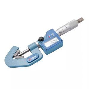 For 3 Flutes IP65 Waterproof Tipped Digital V-Anvil <b>Micrometer</b> 1-15mm Range 0.002mm Accuracy 0.001mm Resolution 4470-0005 Digita - Product Image 1