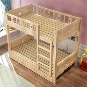 ชุดเฟอร์นิเจอร์ห้องนอนเด็ก Lepinkids เตียงสองชั้นไม้จริงอเนกประสงค์สำหรับเด็กทารก ดีไซน์ทันสมัย - Product Image 1