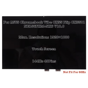จอแสดงผลแล็ปท็อป 15.6 นิ้ว สำหรับ ASUS <span class=keywords><strong>Chromebook</strong></span> <span class=keywords><strong>Vibe</strong></span> <span class=keywords><strong>CX55</strong></span> <span class=keywords><strong>Flip</strong></span> FHD หน้าจอสัมผัส LCD พร้อมชุดประกอบ - Product Image 1