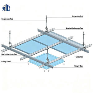 Vente directe fabricant : Plaque de <span class=keywords><strong>plafond</strong></span> en métal perforé ignifuge avec boucle en aluminium intégrée diagonale pour hôtels, hôpitaux et gymnases - Product Image 2