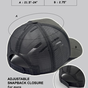 Casquette de baseball trucker unisexe réglable à 6 panneaux en maille avec broderie personnalisée, style sportif, caractéristique tissu courant - Product Image 3