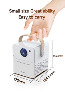 Portable Mini LCD <b>Projector</b> Android 1080P Smart Home Beamer Pocket <b>Projector</b> with Built-in Speakers for Home Theater - Product Image 2