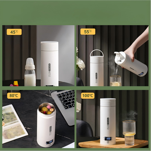 Gobelet à eau <span class=keywords><strong>électrique</strong></span> chauffant intelligent Beeman, portable, 500 ml, tasse de voyage auto-<span class=keywords><strong>chauffante</strong></span>, bouteille d'eau intelligente, écran LCD, acier inoxydable - Product Image 5