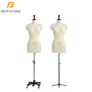BEIFUFORM Mannequin de couture professionnel <span class=keywords><strong>mannequins</strong></span> féminins femmes demi-corps robe forme japonais taille Standard 11A grande hanche - Product Image 2