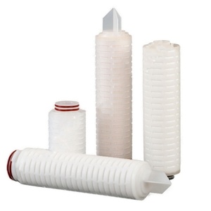Cartouche filtrante pliée en polytétrafluoroéthylène de sécurité élément filtrant plissé en PTFE de 69 mm pour la filtration d'air comprimé - Product Image 2
