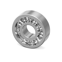 Bearing Mini MR83 3x7x2.5mm Baja Tahan Karat C3 Clearance Kecepatan Tinggi Tahan Lama untuk Handpiece Gigi/Alat Presisi