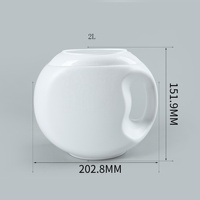 Nouvelle conception de contenants en plastique HDPE pour capsules de lessive de 500 ml, 1 L, 2 L, 5 L avec bouchon à couronne et décalcomanie