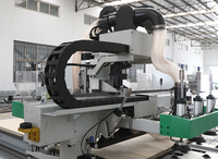 Machine de fraisage CNC à nesting 3D CA12, moteur servo, machine de fraisage CNC pour le travail du bois, 4 axes avec broche de 6 kW, 9 kW UA 481 CNC