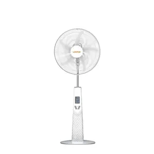 LONTOR 18 Inch 24 Speed Options Rechargeable AC/DC Standing Fan