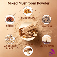Poudre d'extrait de champignon Reishi, Poudre de Ganoderma Lucidum soluble dans l'eau, Poudre de spores de Reishi en vrac
