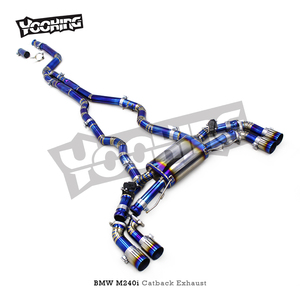 Système d'échappement Catback en titane Racing Valvetronic pour M240/M240i F22/G42 3.0T 2017-2023 Pièces automobiles - Product Image 2
