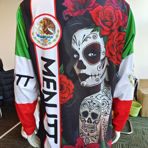 Wildmx-Camiseta de Ciclismo de México, camiseta de manga corta para bicicleta de montaña y carretera, ropa de bicicleta de verano, <span class=keywords><strong>2023</strong></span> - Product Image 2
