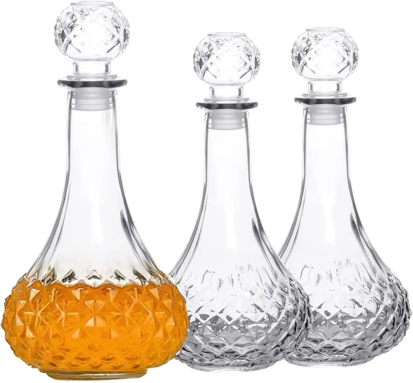 Druivenwijnfles 27Oz Whisky Karaf Glazen Fles Voor Wodka Met Rubberen Stop