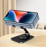 Penyangga Ponsel & Tablet Logam Putar 360 Derajat, Model Saku Universal, Harga Terjangkau, Portabel