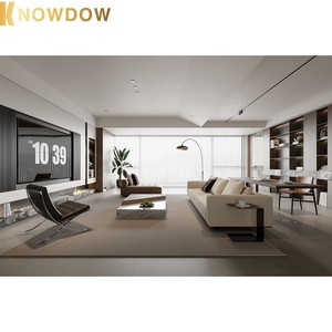 Design <span class=keywords><strong>d</strong></span>'intérieur minimaliste KNOWDOW, mobilier élégant, tons neutres, espaces sans <span class=keywords><strong>d</strong></span>ésordre pour une vie contemporaine - Product Image 1
