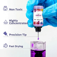 Encre Alcoolisée Personnalisée à Marque Privée, Pigment Résine Haute Intensité pour Bijoux et Artisanat, Vente Directe Usine, Sans Acide, Non Toxique