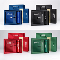 Coffret Cadeau d'Entreprise Personnalisé 2026 avec Logo – Coffret Luxe pour la Reconnaissance des Employés – Bouteille d'Eau Imprimée UV Économique