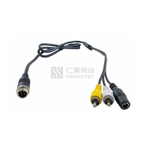 GX12 4P 4Pin 4 8 Pin M12 Đầu Nối Phi Công Màu Hàng Không Cáp 20M Cho Ô Tô BNC DC - Product Image 6