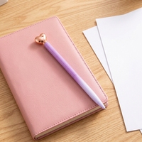 Stylo à bille créatif en métal en forme de cœur, cadeau publicitaire, logo personnalisable