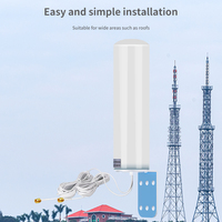 Antenne externe 3G, 4G LTE, WiFi à gain élevé 10-12dBi, amplificateur de signal mobile extérieur cylindrique pour routeurs