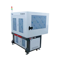 Machine de marquage laser à fibre grand format 3d 50w avec prix de coque fermée