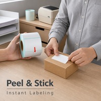 Étiquettes autocollantes thermiques directes pour codes-barres Shopee Lazada A6 100x150mm 4x6 2x4 pouces 50x100mm Rouleaux de papier blancs autocollants