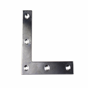 Soporte en Forma de L de Acero Inoxidable, Conector Metálico Duradero de 90 Grados para Unir Muebles - Product Image 1