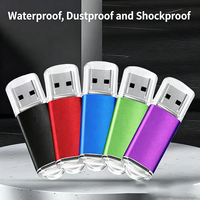 Memoria USB Personalizable con Logotipo Metálico, USB 2.0/3.0, 8GB/32GB, Colores Variados, Portátil